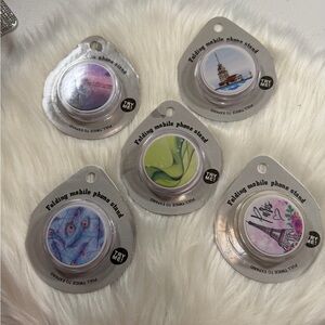 💜3/$15 POP SOCKET Colorful Folding Mobile Phone Stands